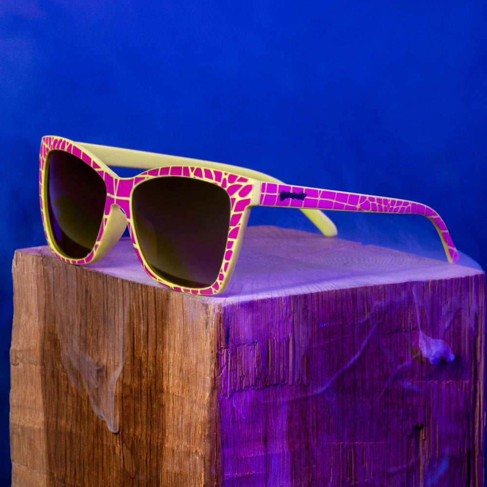 goodr Pop G Sunglasses - Croco - Dial For a Good Time