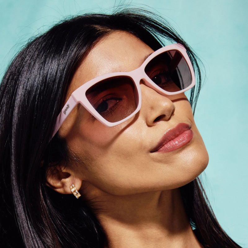 goodr Pop G Sunglasses - Rosé Retail Therapy