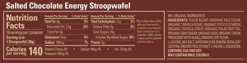 GU Energy Labs Energy Stroopwafel - Salted Chocolate