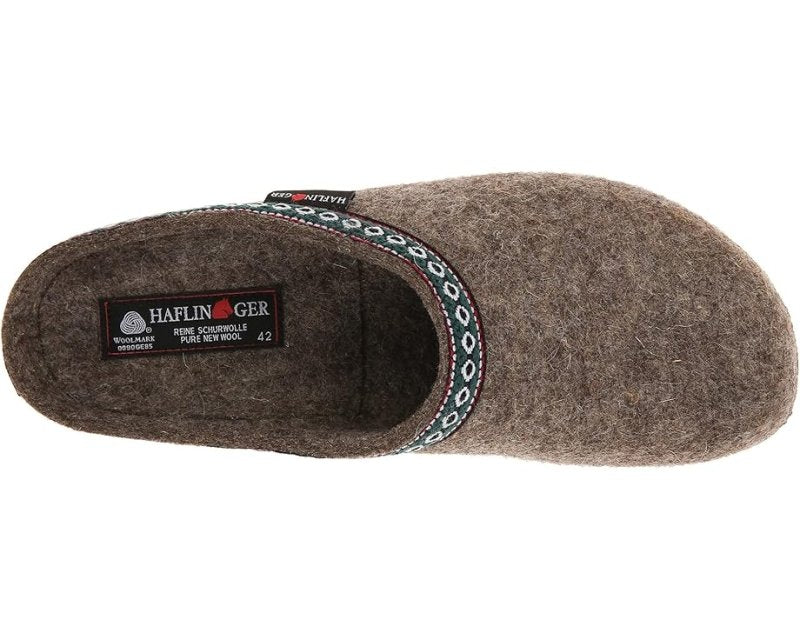 Haflinger GZ Classic Grizzly Clog - Earth