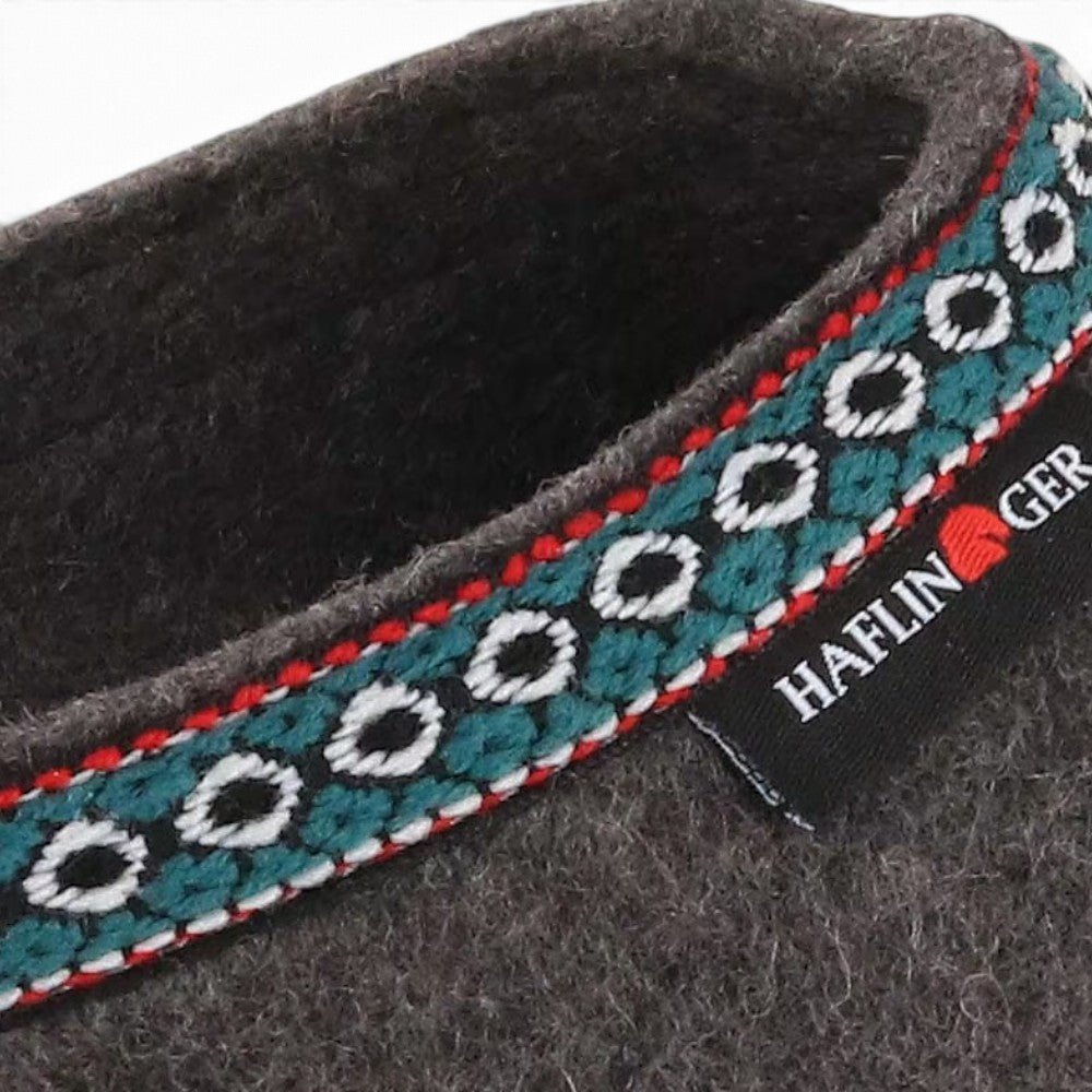 Haflinger GZ Classic Grizzly Clog - Grey