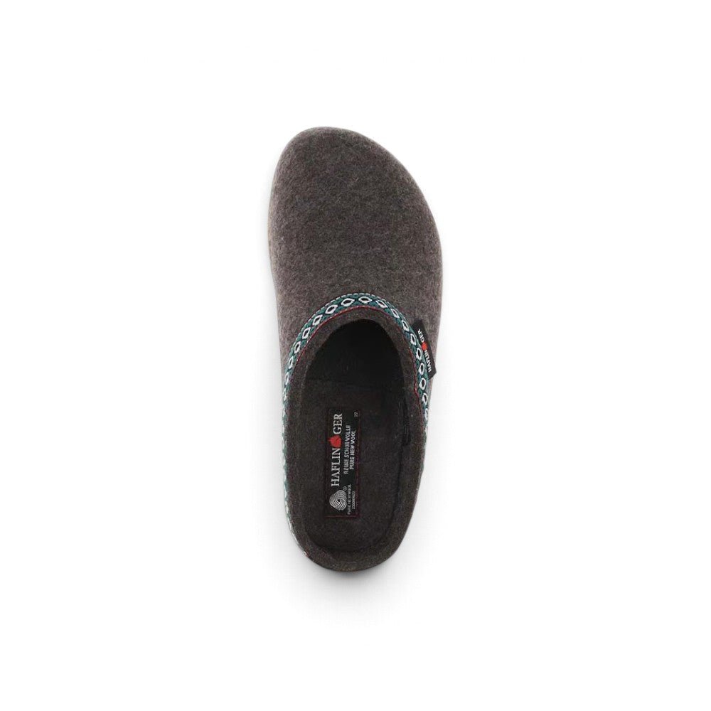 Haflinger GZ Classic Grizzly Clog - Grey