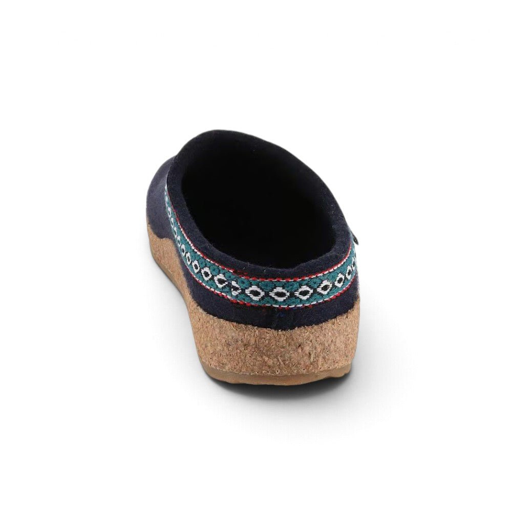 Haflinger GZ Classic Grizzly Clog - Navy