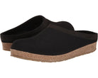 Seliga ShoesHaflinger GZL Leather Trim Grizzly Clog - Black