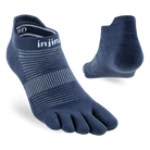 Injinji Run Original Weight No‑Show Toe Socks - Navy