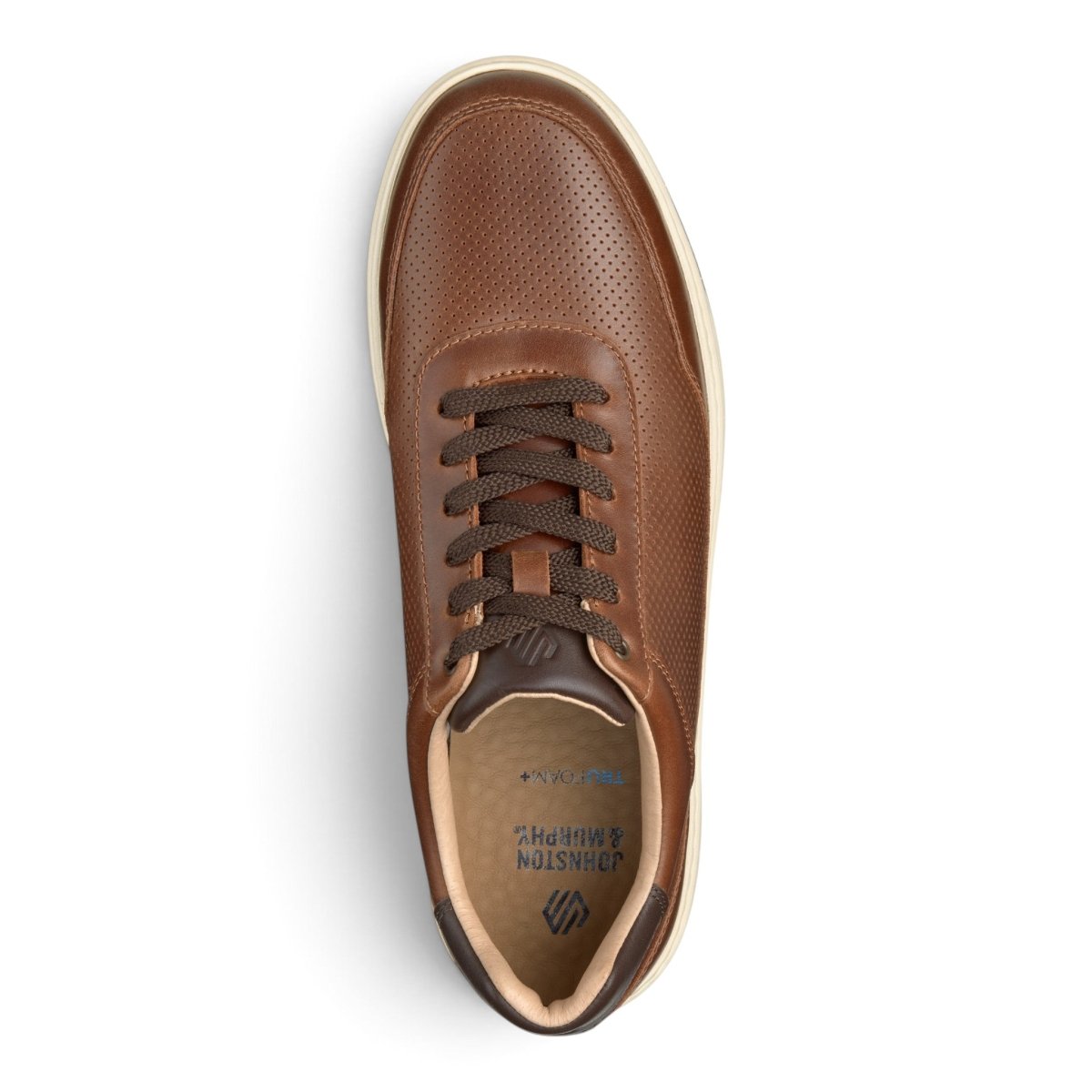 Johnston & Murphy Men's Dawson Perfed U-Throat - Mahogany