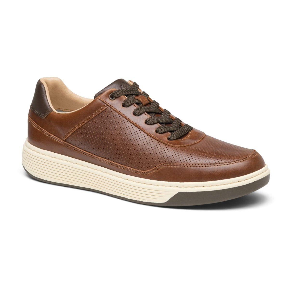 Johnston & Murphy Men's Dawson Perfed U-Throat - Mahogany