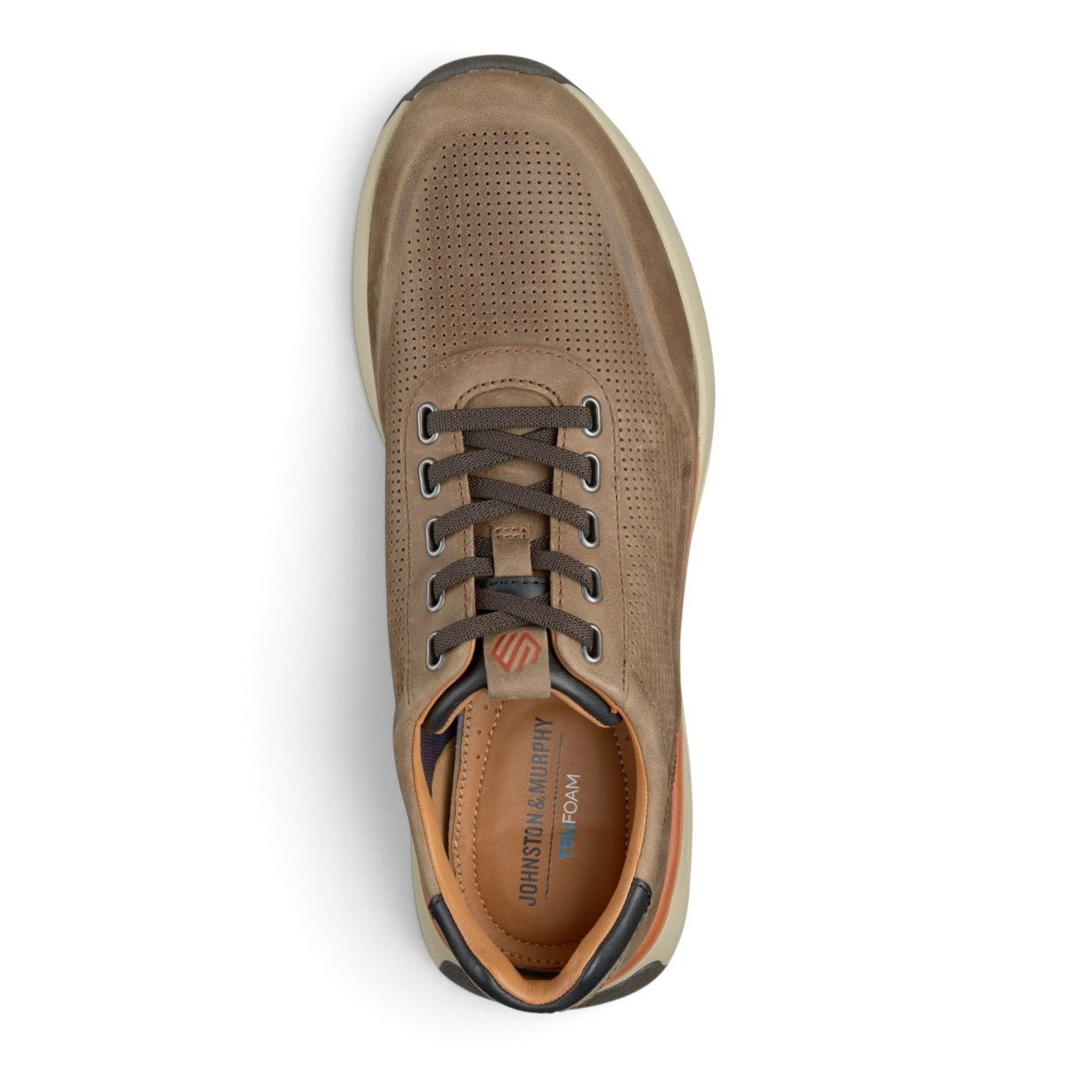 Johnston & Murphy Men's Douglas U-Throat Jogger - Dark Taupe