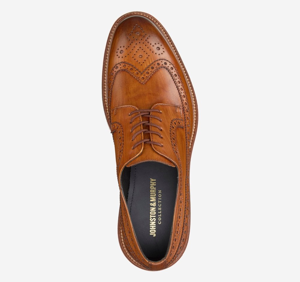 Johnston & Murphy Men's Jenson Longwing - Tan