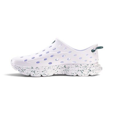 Kane Footwear Revive - All White/Green Speckle