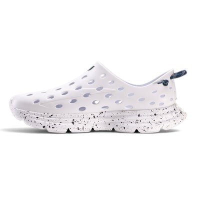 Kane Footwear Revive - All White/Indigo Speckle