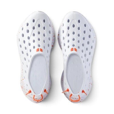 Kane Footwear Revive - All White/Orange Speckle