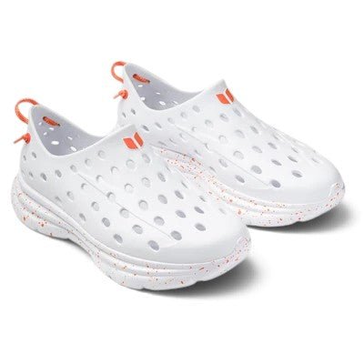 Kane Footwear Revive - All White/Orange Speckle
