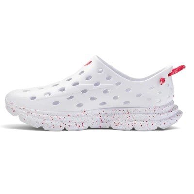 Kane Footwear Revive - All White/Red Speckle