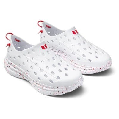 Kane Footwear Revive - All White/Red Speckle