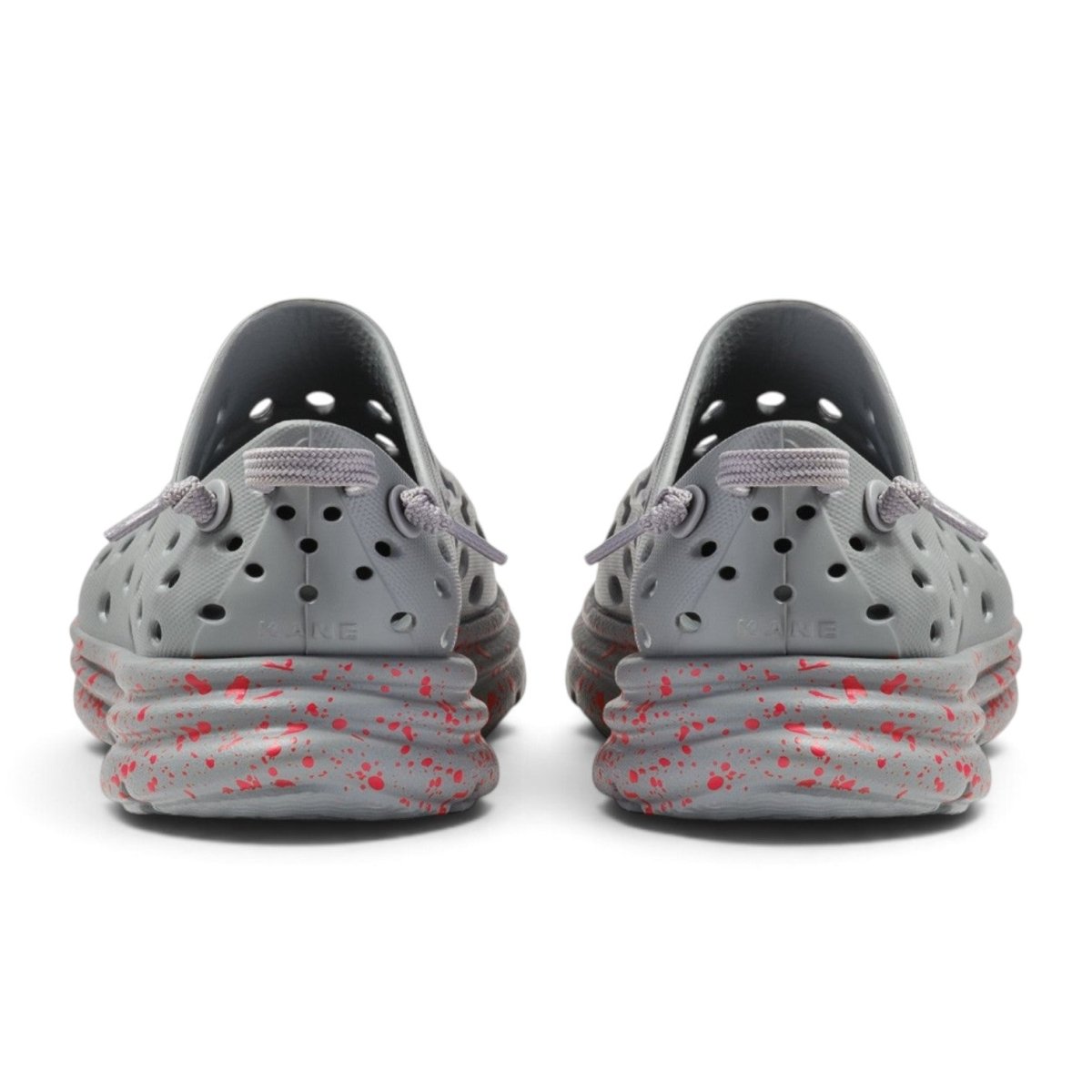Kane Footwear Revive Kids - Moon Gray/True Red Speckle