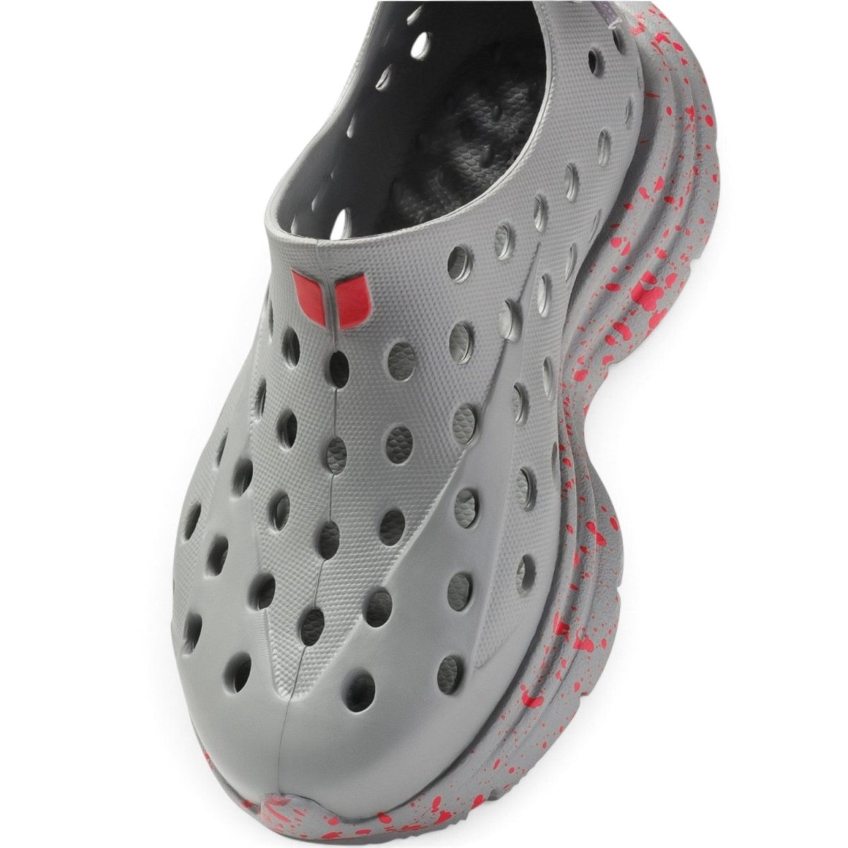 Kane Footwear Revive Kids - Moon Gray/True Red Speckle