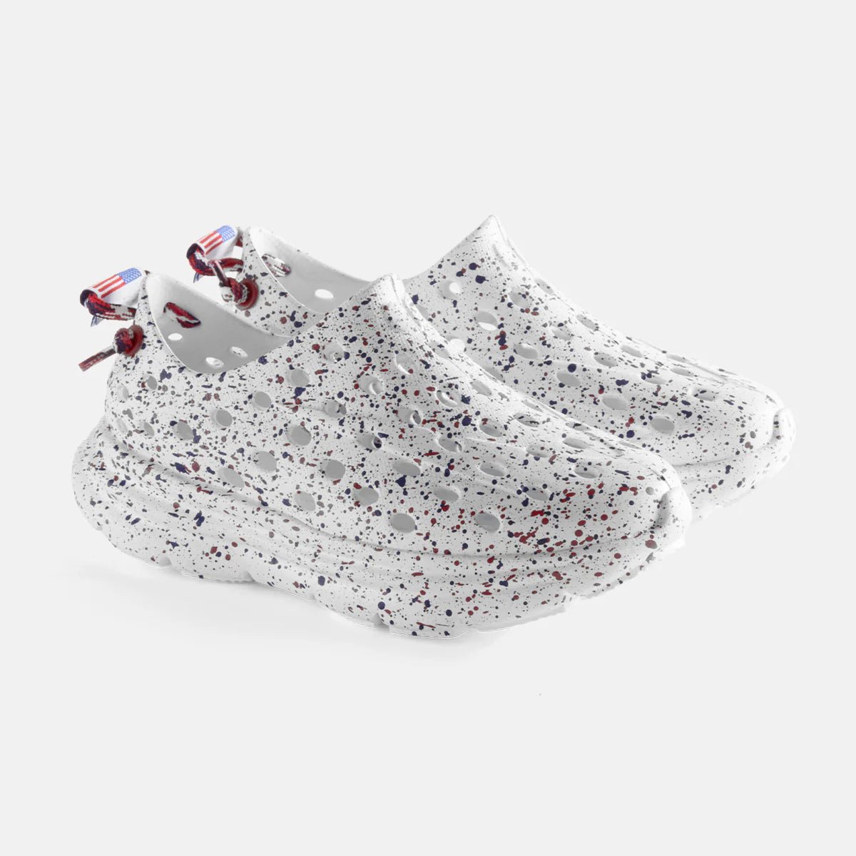 Kane Footwear Revive Kids - Stars & Stripes White AOP