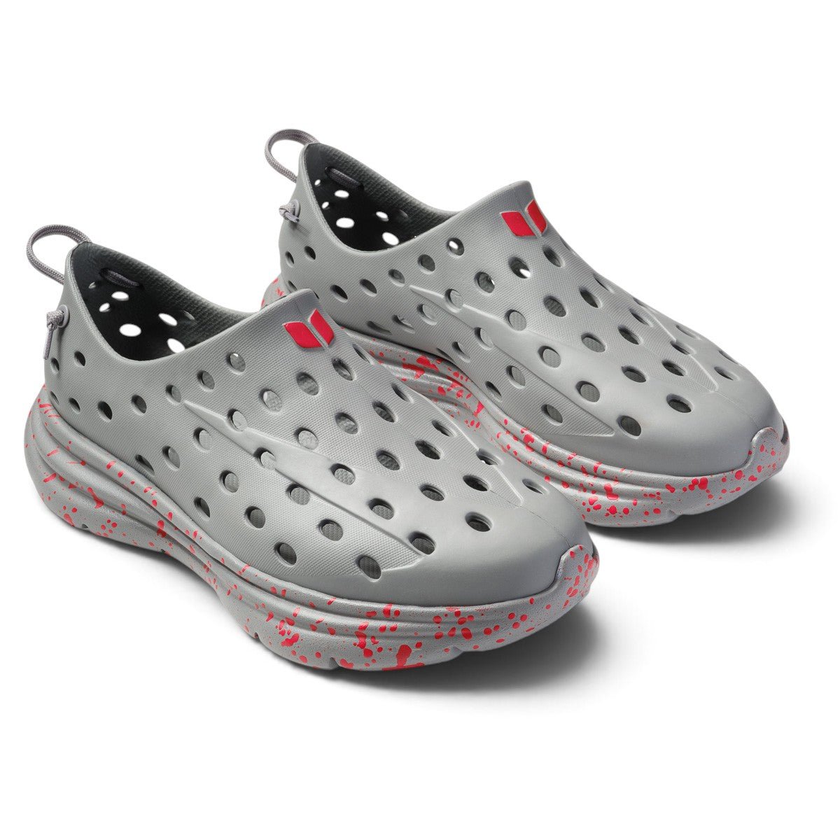 Kane Footwear Revive - Moon Gray/True Red Speckle