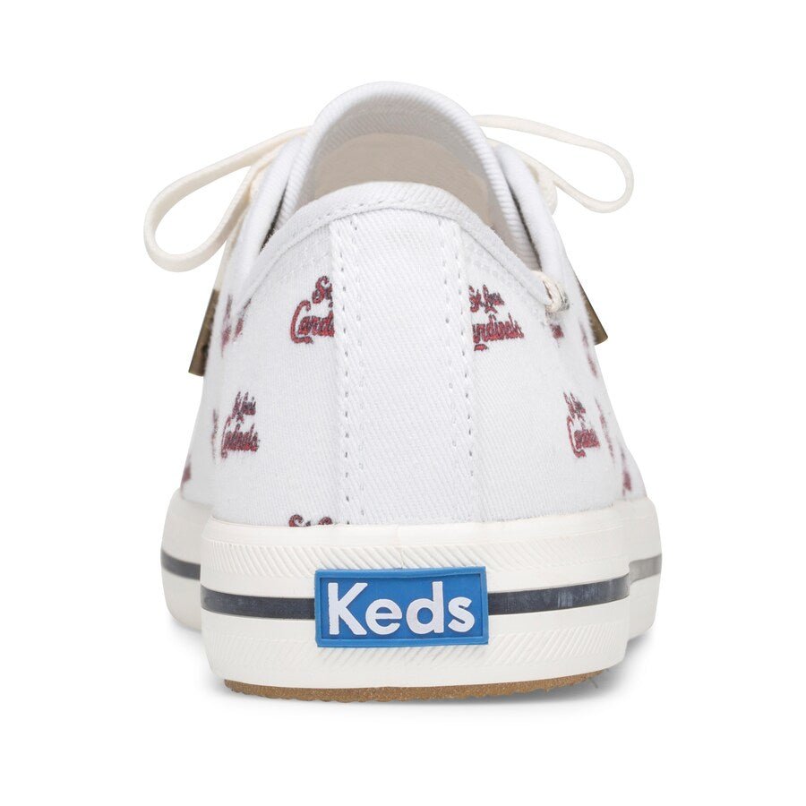 Keds Women's Kickstart MLB - Cardinals White