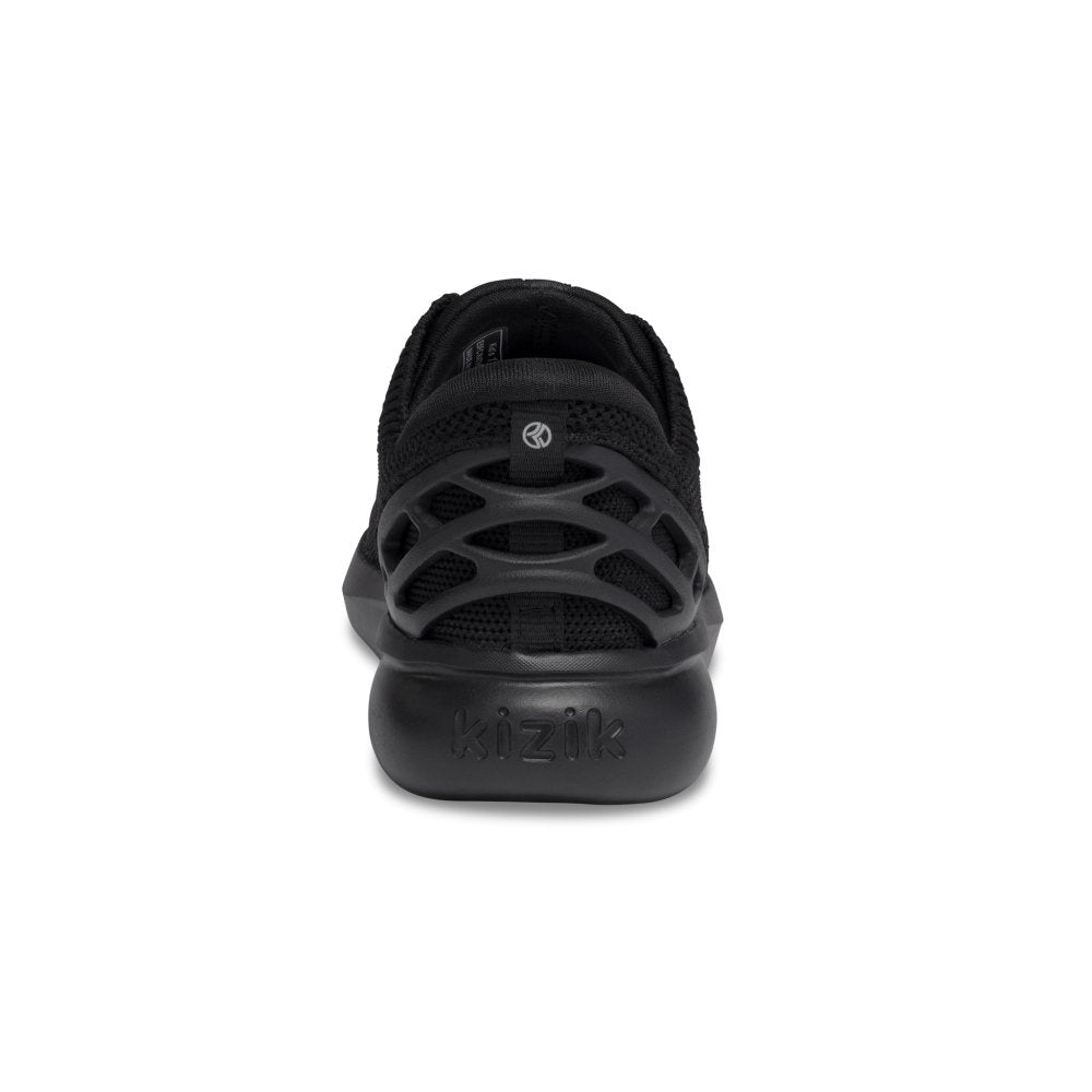 Kizik Athens Unisex Kid's offers Knit Lace-Up Sneaker Black Black Size 4 Youth