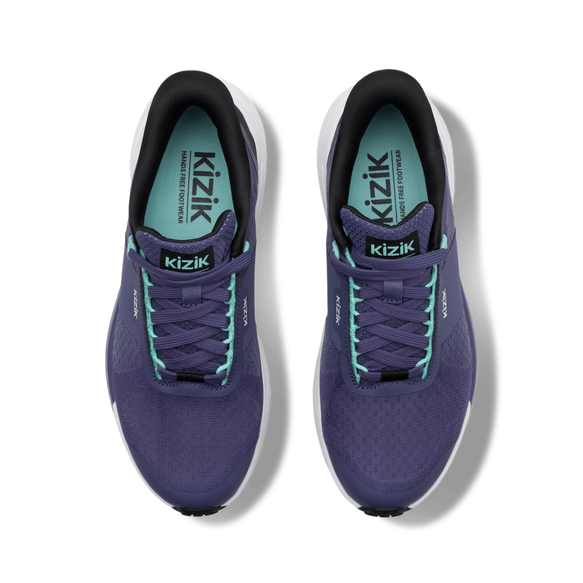 Kizik Women's Freedom Run Hands-Free Shoes - Heron/White