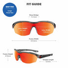 Knockaround Kinetics Sunglasses - Lava/Red Sunset