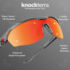 Knockaround Kinetics Sunglasses - Lava/Red Sunset