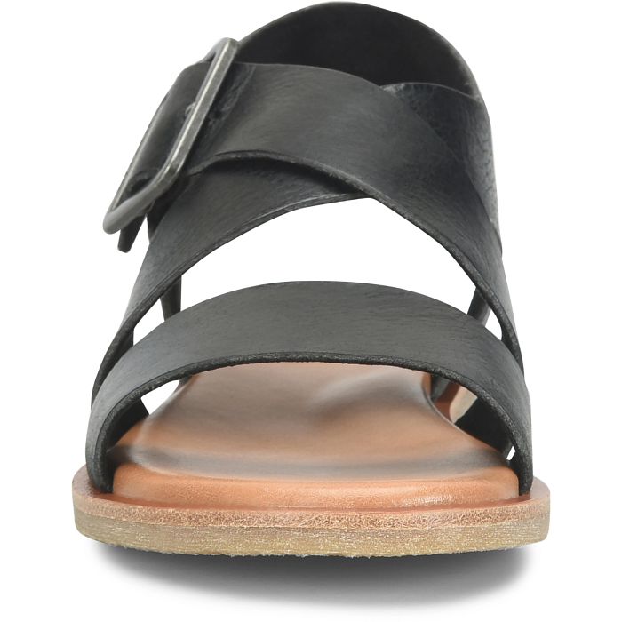 Kork-Ease Women's Dara Flat Sandal - Black