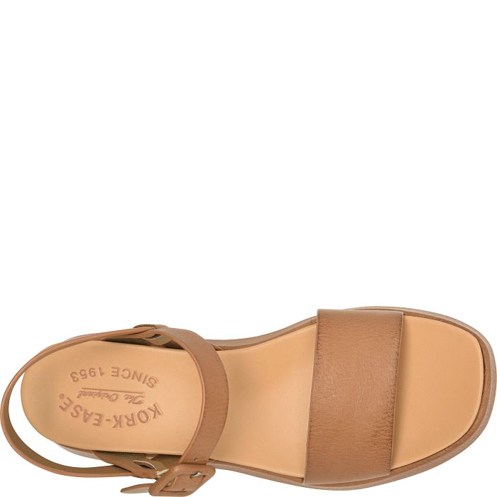 Kork - Ease Women's Hallie Flatform Sandal - Tan
