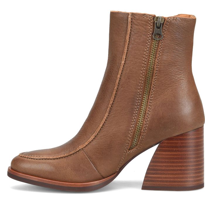 Kork-Ease Women's Sioux Block Heel Bootie - Brown
