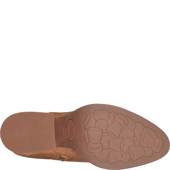 Kork-Ease Women's Sioux Block Heel Bootie - Brown