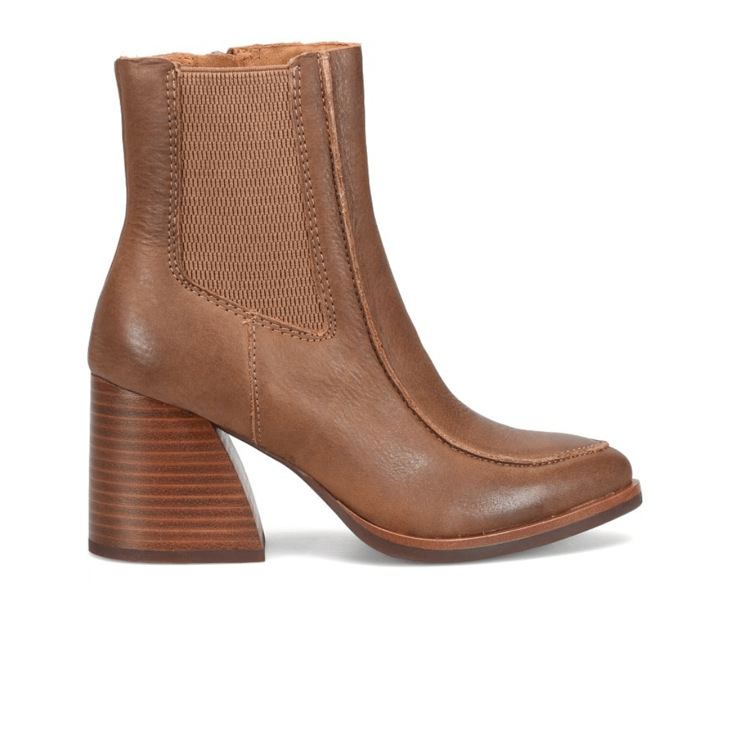 Kork-Ease Women's Sioux Block Heel Bootie - Brown