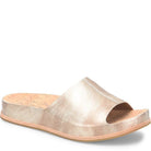 Kork - Ease Women's Tutsi Slide Sandal - Light Gold Panna Cotta