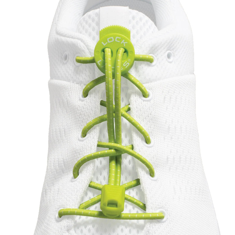 Lock Laces Original No - Tie Shoelaces - Sour Apple Green