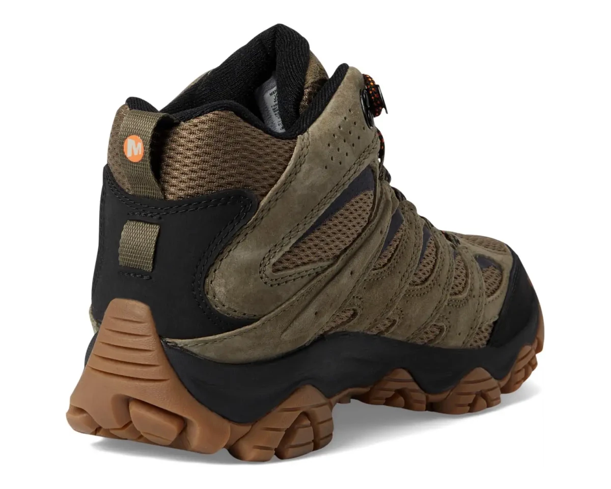 Merell Men's Moab 3 Mid Waterproof Hiking Boots - Olive/Gum