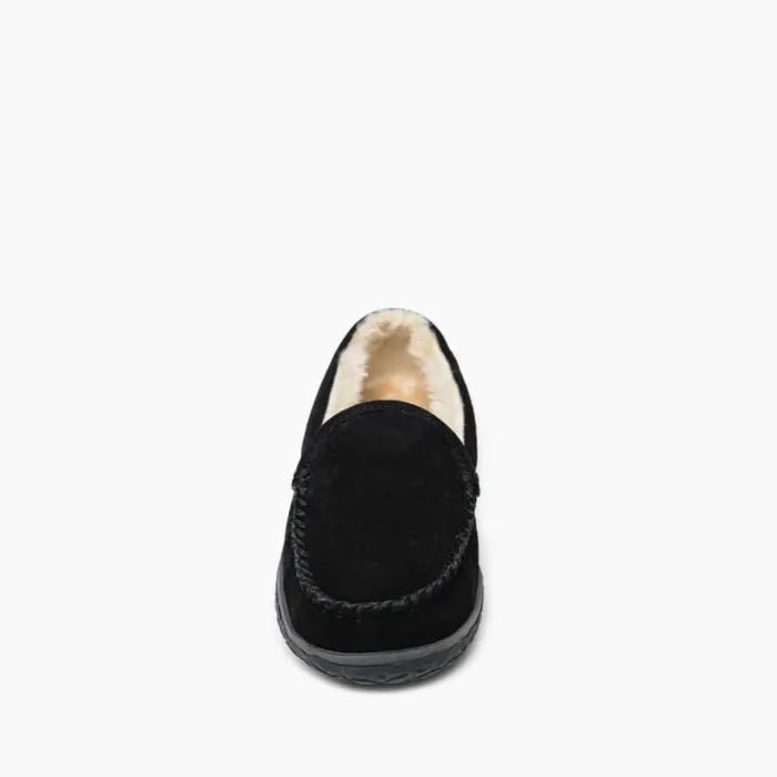 Minnetonka Women's Tempe Moc Slipper - Black