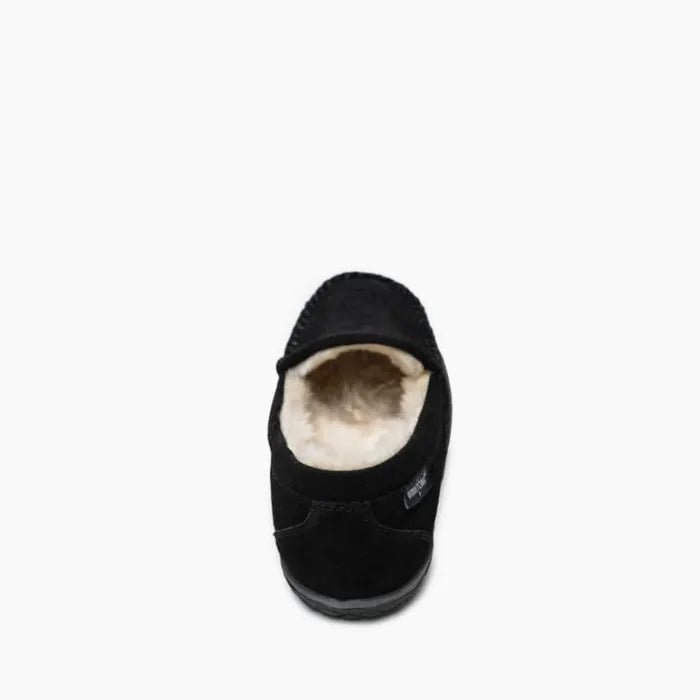 Minnetonka Women's Tempe Moc Slipper - Black