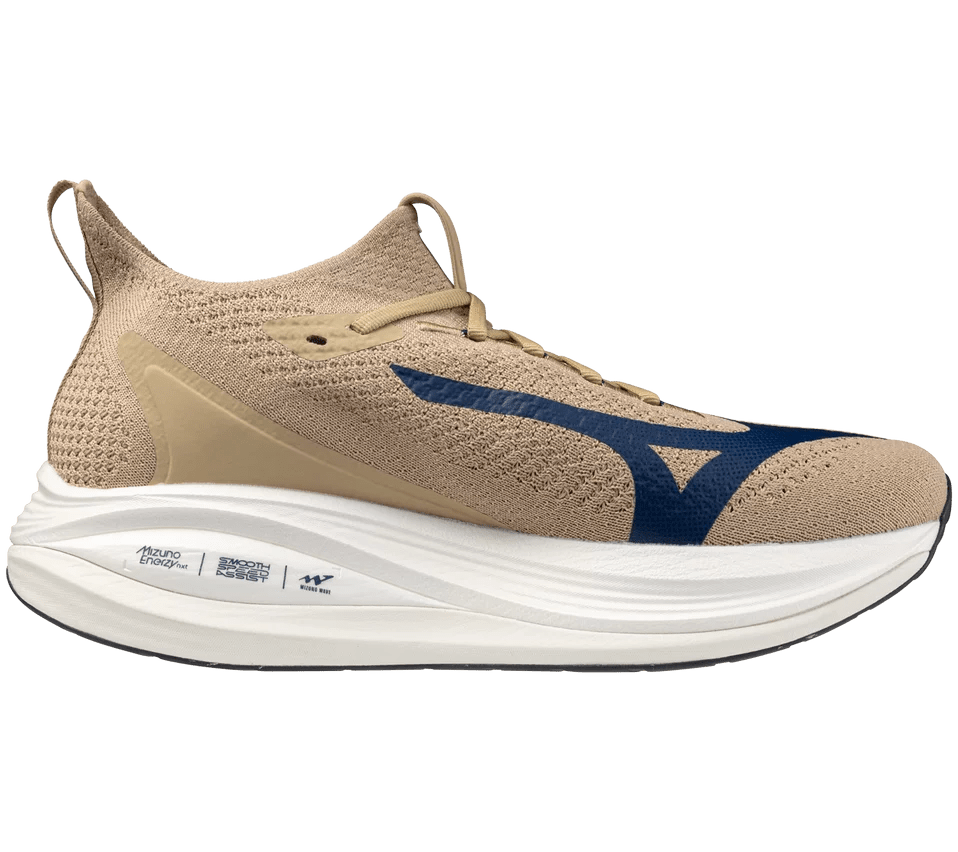 Mizuno Men's Neo Vista 2 Running Shoes - Pale Khaki/White