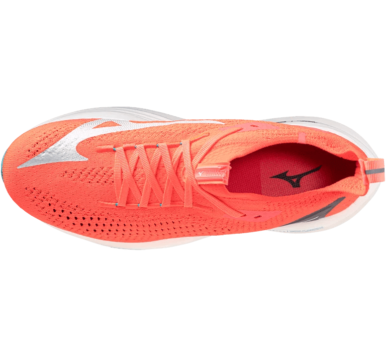 Mizuno Men's Neo Vista 2 Running Shoes - Striking Coral/White