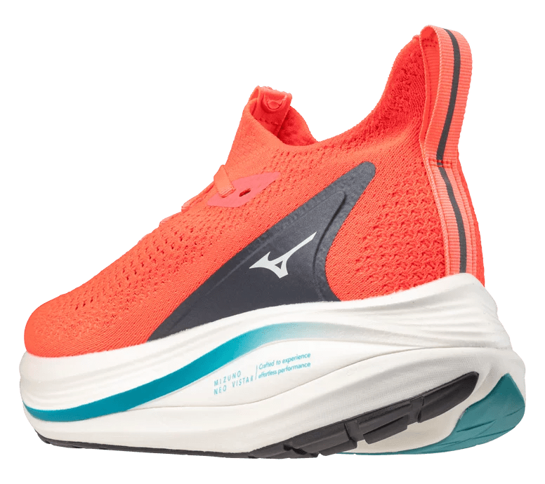 Mizuno Men's Neo Vista 2 Running Shoes - Striking Coral/White