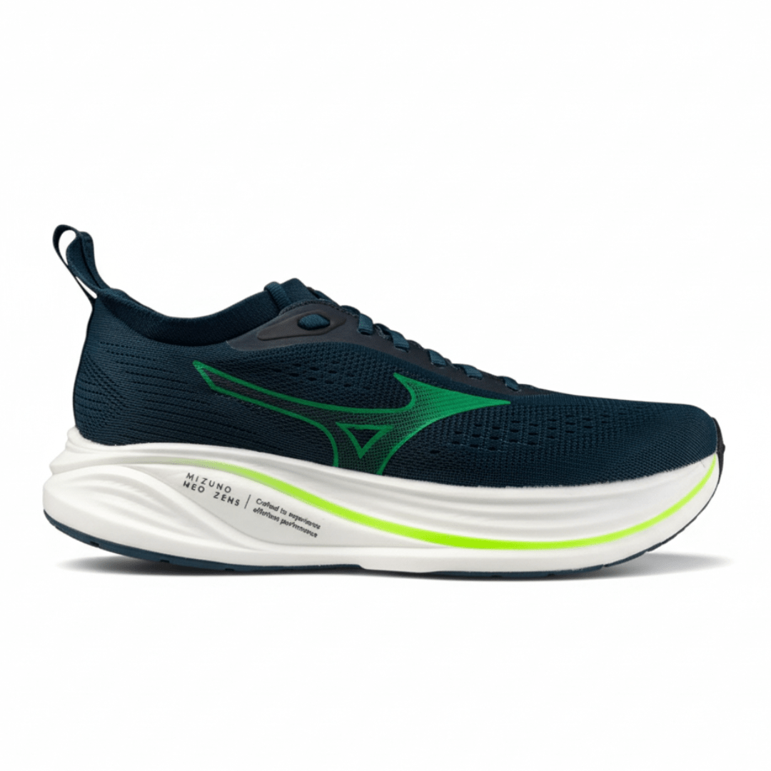 Mizuno Men's Neo Zen 2 Running Shoes - Reflecting Pond/Goblin Green