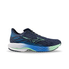 Mizuno Men's Wave Rider 28 - Vintage Indigo/Neo Mint