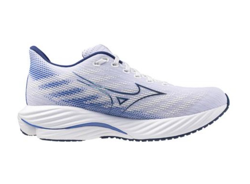 Mizuno Men's Wave Rider 28 - White/Estate Blue