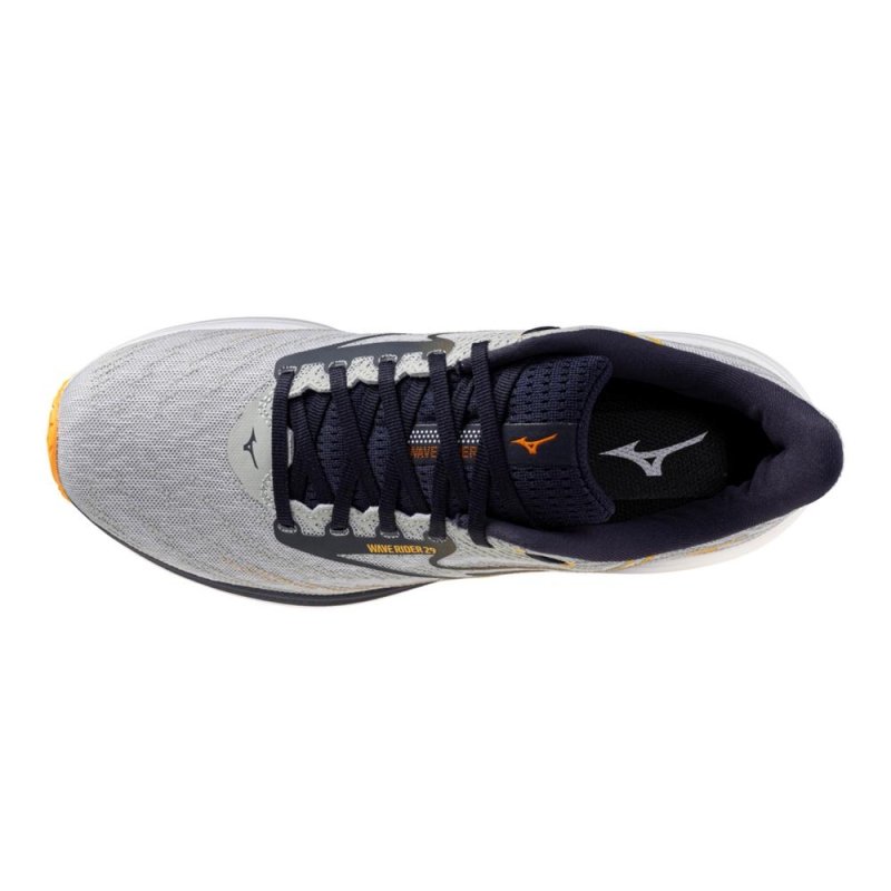 Mizuno Men's Wave Rider 29 Running Shoes - Harbor Mist/Baritone