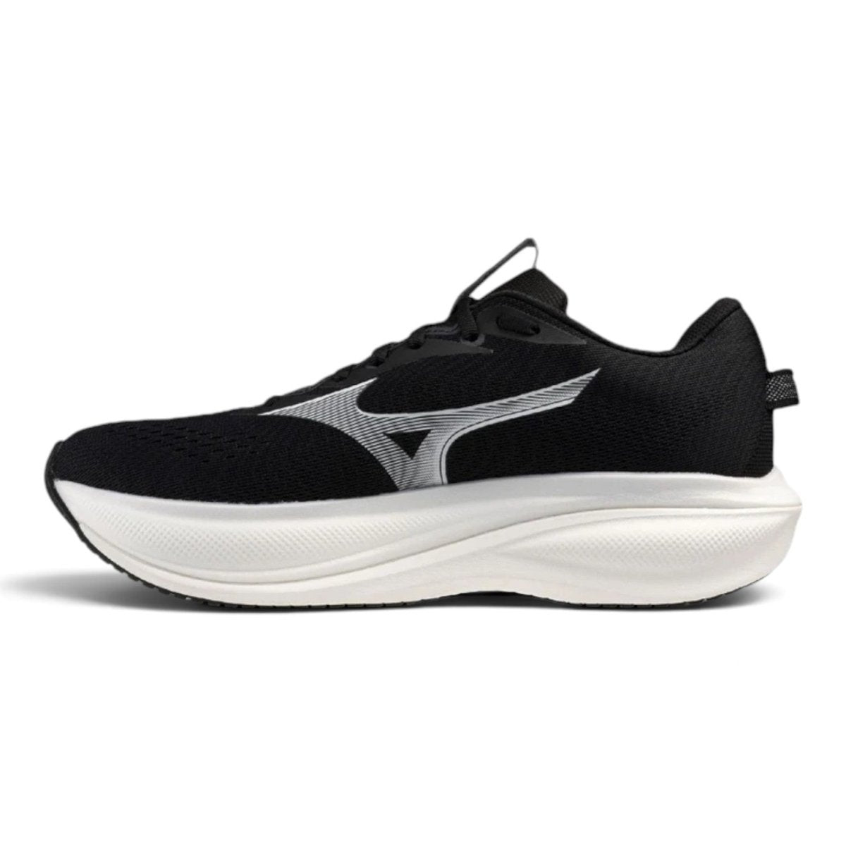 Mizuno Men's Wave Rider 30 Running Shoes - Black/White