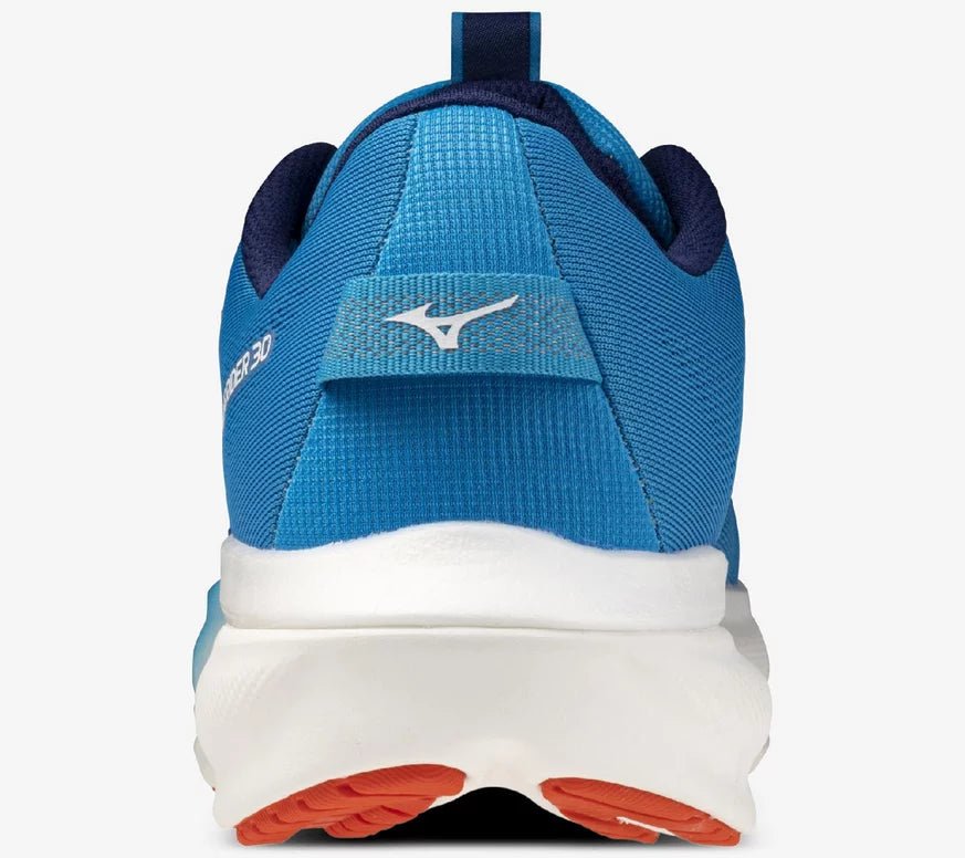 Mizuno Men's Wave Rider 30 Running Shoes - Blue Jewel/White