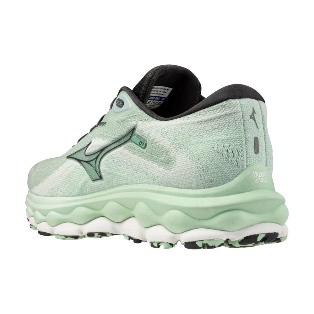 Mizuno Men's Wave Sky 7 - Green Granite/Nimbus Cloud