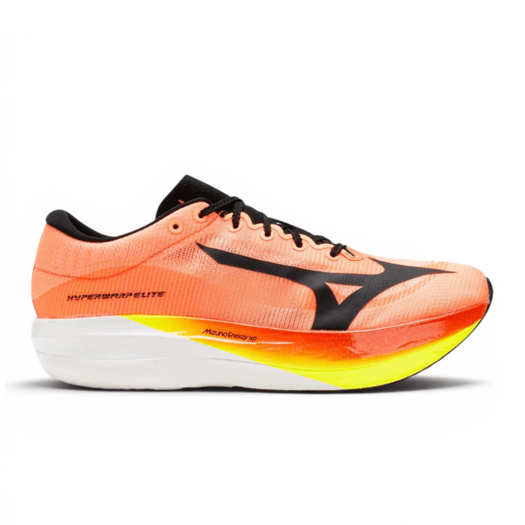 Mizuno Unisex Hyperwarp Elite Racing Shoes - Lava Orange/Black