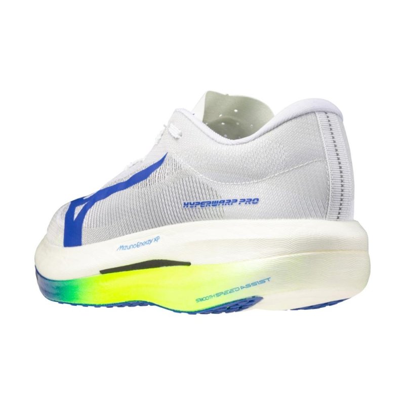Mizuno Unisex Hyperwarp Pro Running Shoes - White/Lightning Yellow
